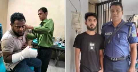 ময়মনসিংহে যমুনা টিভির সাংবাদিকের উপর হামলা ভিডিও জার্নালিস্ট দেলোয়ার আহত; আটক-১