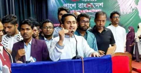 অভ্যুত্থানের সব অর্জন ব্যর্থ করার পাঁয়তারা চলছে ময়মনসিংহে শহীদ পরিবারে চেক বিতরণ অনুষ্ঠানে -সারজিস আলম
