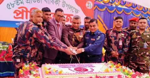 নওগাঁ পত্নীতলা ব্যাটালিয়নের (১৪ বিজিবি) ৫৮তম প্রতিষ্ঠা বার্ষিকী উদযাপন*।