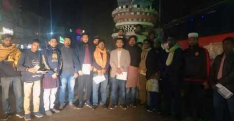 ময়মনসিংহে বৈষম্য বিরোধী ছাত্র আন্দোলনের লিফলেট বিতরণ কর্মসূচি বাস্তবায়ন