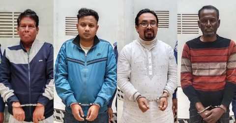 ময়মনসিংহে মহানগর আওয়ামী লীগ নেতা জিল্লুসহ চার নেতাকর্মী গ্রেপ্তার