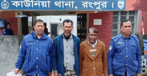 কাউনিয়ায় ফেনসিডিল-এসকাফসহ দুইজন গ্রেফতার