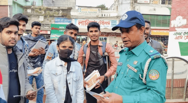 রংপুরে জুলাইয়ের প্রেরণা ঘোষণাপত্রে অন্তর্ভুক্ত করা ও লিফলেট বিতরণ