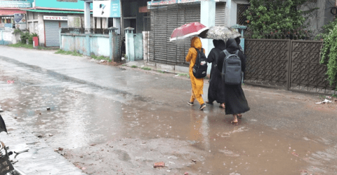 রংপুর বিভাগে গুঁড়ি গুঁড়ি বৃষ্টির আভাস
