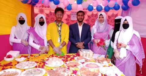 শিবচরে ঐতিহ্যবাহী পিঠা উৎসব, মুখরিত বাখরের কান্দি উচ্চ বিদ্যালয়