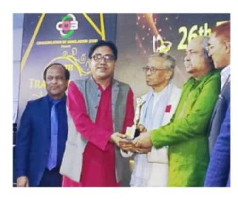 ট্র্যাব অ্যাওয়ার্ড পেলেন বিএমইউজে’র সাংগঠনিক সম্পাদক সোহাগ আরেফিন।