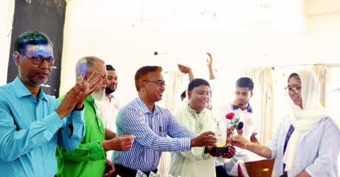 নওগাঁ পলিটেকনিক ইনস্টিটিউটে নবাগত শিক্ষক ও শিক্ষার্থীদের সংবর্ধনা অনুষ্ঠিত