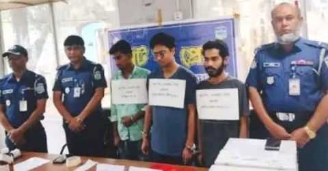ময়মনসিংহে প্রযুক্তি প্রতারক ও সীম তৈরির কারিগর গ্রেফতার-৩