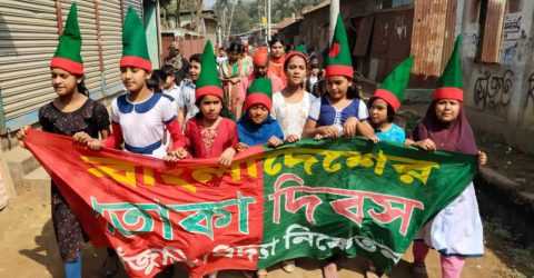শেরপুরের নালিতাবাড়ীতে ঐতিহাসিক পতাকা উত্তোলন দিবস পালিত