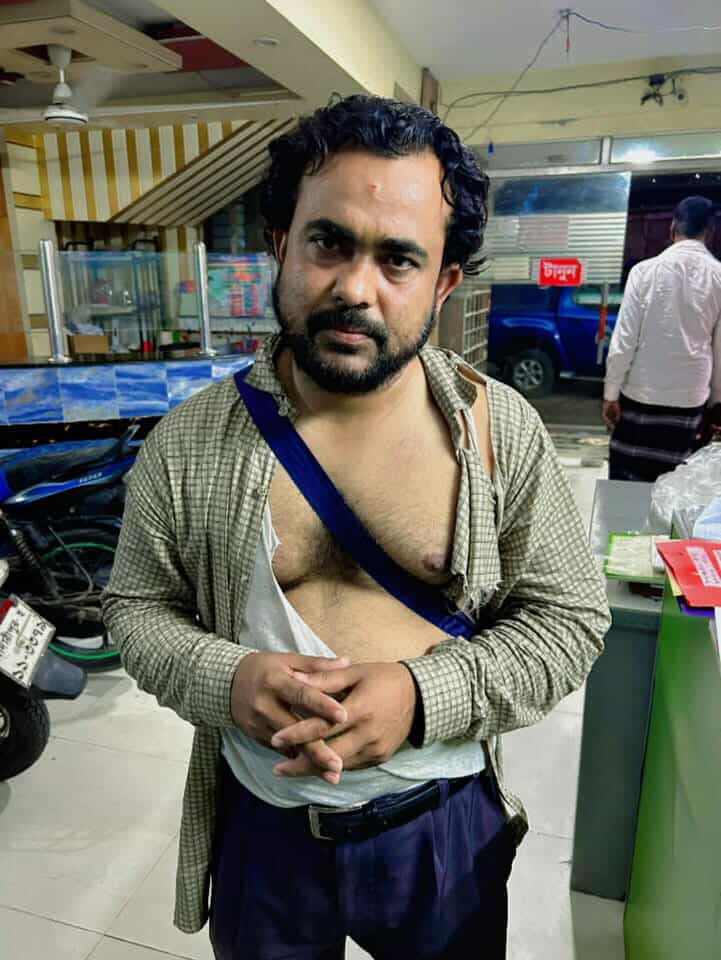 সংবাদ প্রকাশের জের ধরে গ্লোবাল টেলিভিশনের জেলা প্রতিনিধি এম এ কাইয়ূম এর উপর সন্ত্রাসী হামলা