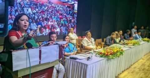 ঐক্যবদ্ধ থেকে নির্বাচিত সরকার পর্যন্ত আন্দোলন চলমান রাখতে হবে :রংপুরে ব্যারিস্টার রুমিন ফারহানা
