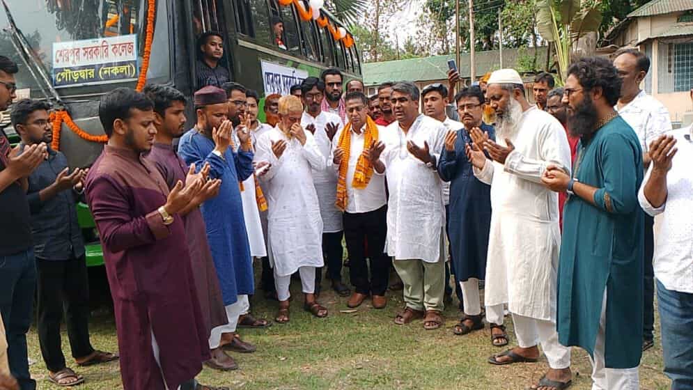 শেরপুরে নববর্ষে শিক্ষার্থীদের জন্য বাস সার্ভিস চালু