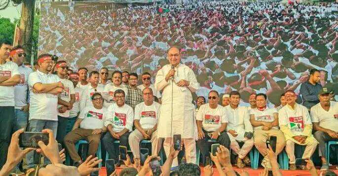 ভারতের কাছে পানি ছাড়া অন্য কিছু চাই না: রংপুরে মির্জা আব্বাস