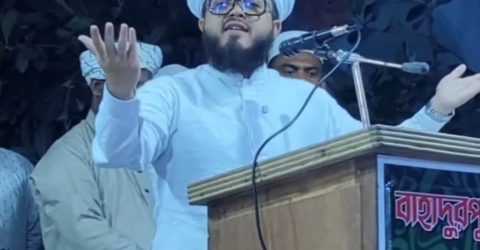 শিবচরে চাঁদাবাজি-দুর্নীতির বিরুদ্ধে সরব পীরজাদা হানজালা সাহেব