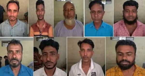 ময়মনসিংহে লুণ্ঠিত ইলেকট্রনিকস তামারতারসহ ৯ ডাকাত গ্রেফতার