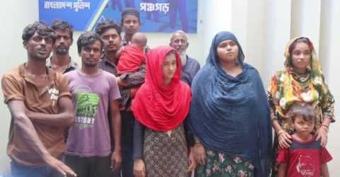 সীমান্তে পুশইন ১৮ জন গ্রেফতার